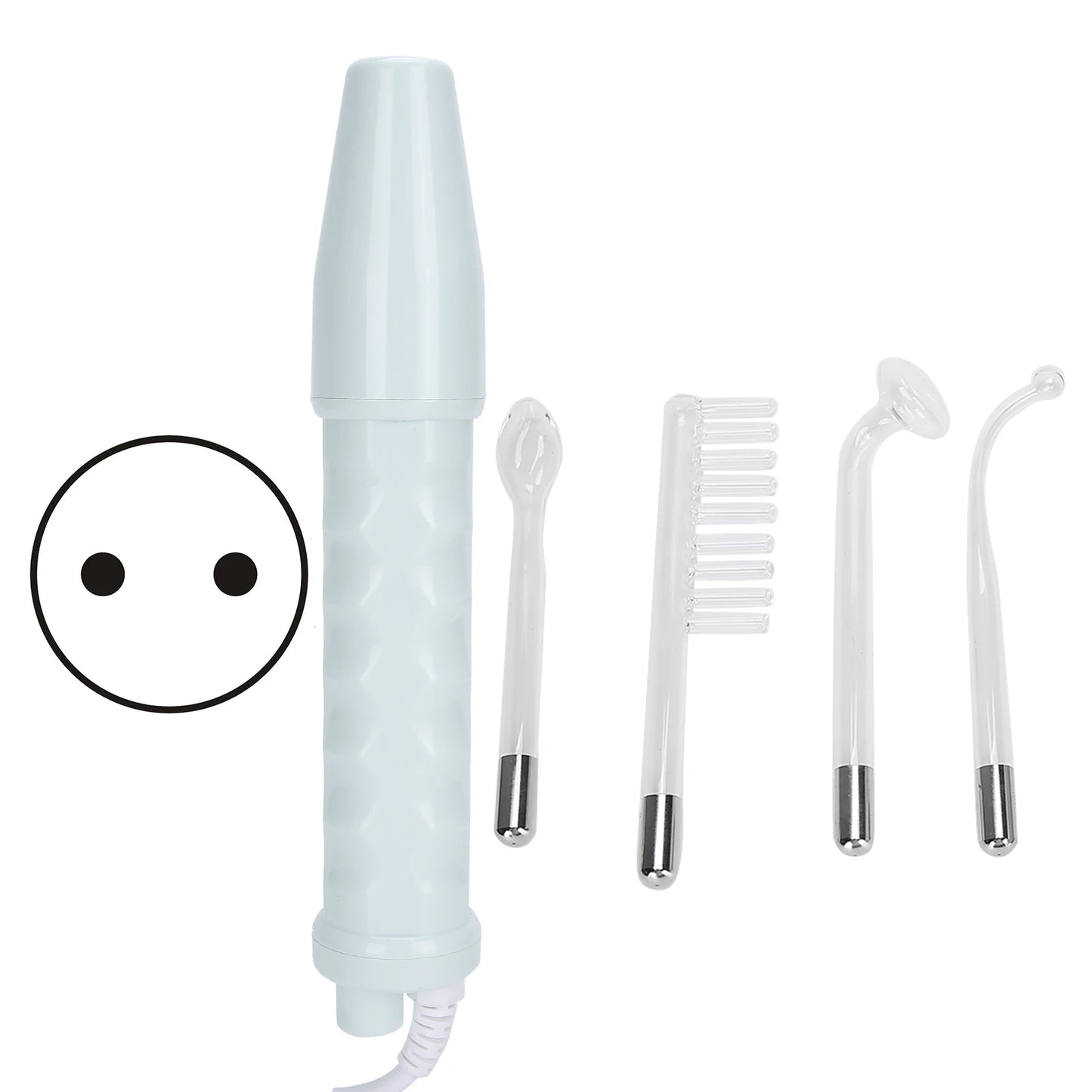 Facial Machine for Skin Tightening – High Frequency Electrode System for Face & Body Care, Wrinkle Removal