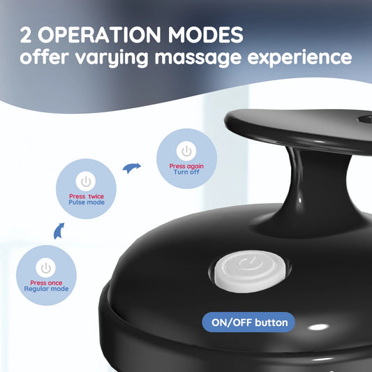 Hair Growth & Dandruff Solution: Silicone Scalp Massager Brush