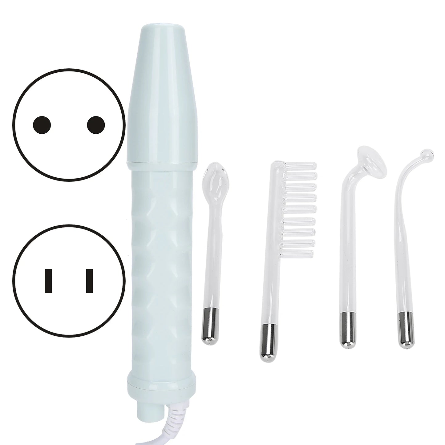 Facial Machine for Skin Tightening – High Frequency Electrode System for Face & Body Care, Wrinkle Removal
