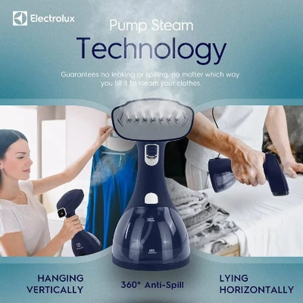 Portable Garment Steamer 1500W – Rapid Heat 30s, 18min Continuous Steam, Includes Fabric Brush & Lint Remover