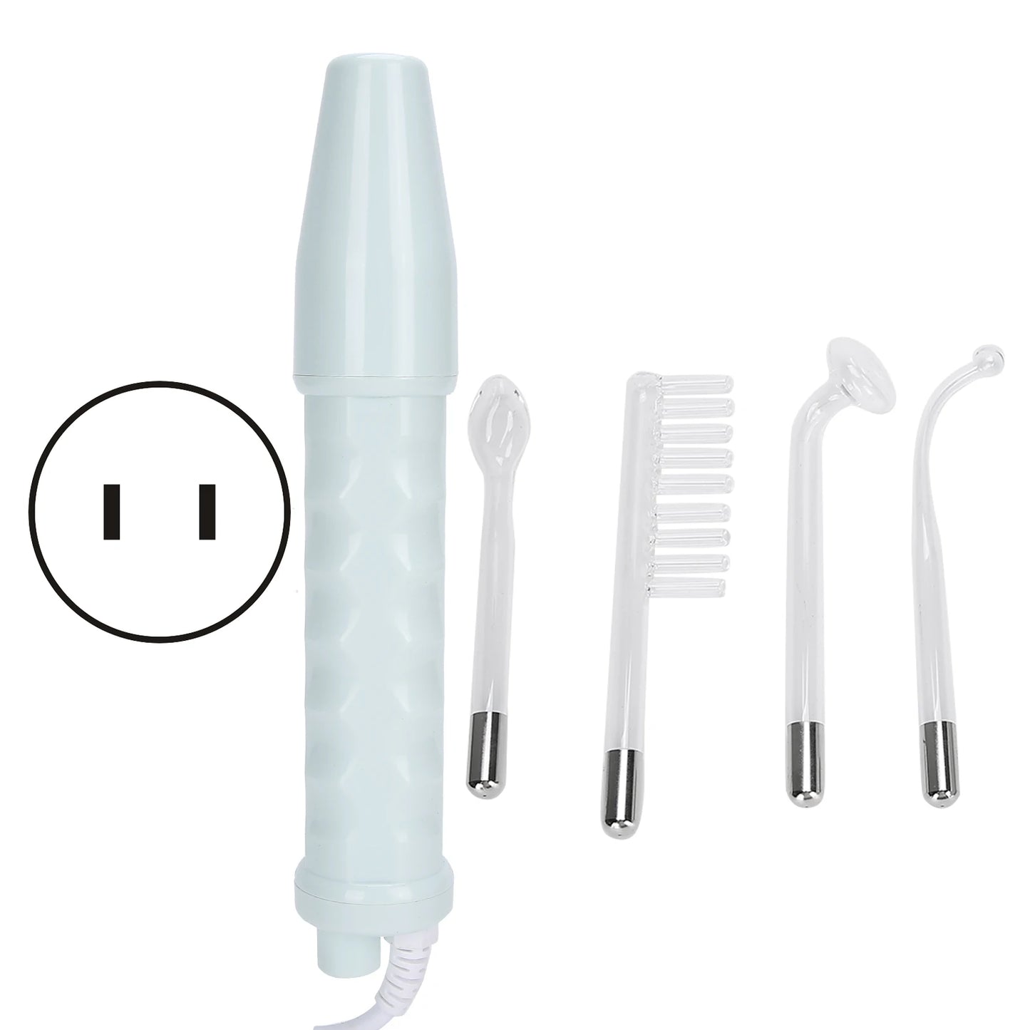 Facial Machine for Skin Tightening – High Frequency Electrode System for Face & Body Care, Wrinkle Removal