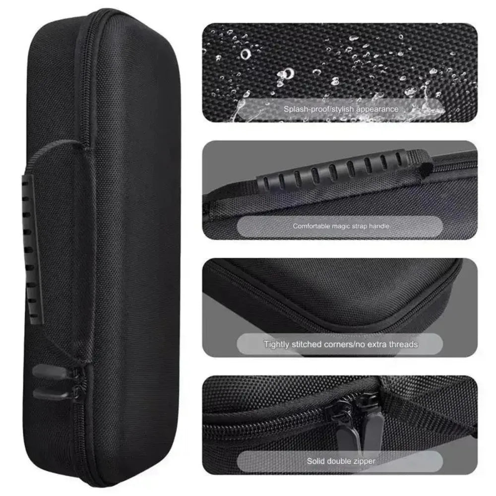 Portable EVA Hair Straightener Storage Bag – Travel Case for Curling Irons (Empty Protective Carrying Case)