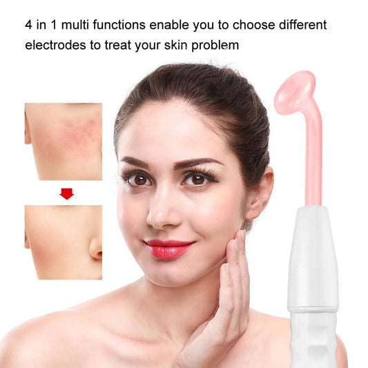 Facial Machine for Skin Tightening – High Frequency Electrode System for Face & Body Care, Wrinkle Removal