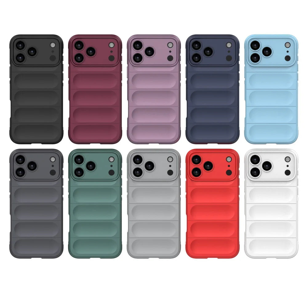 Airbag Anti-drop Case For iPhone 17 Pro Max 17 Air 16e 16 Pro Max 15 Plus 14 13 12 11XS XR X Shockproof Armor Heavy Duty Cover
