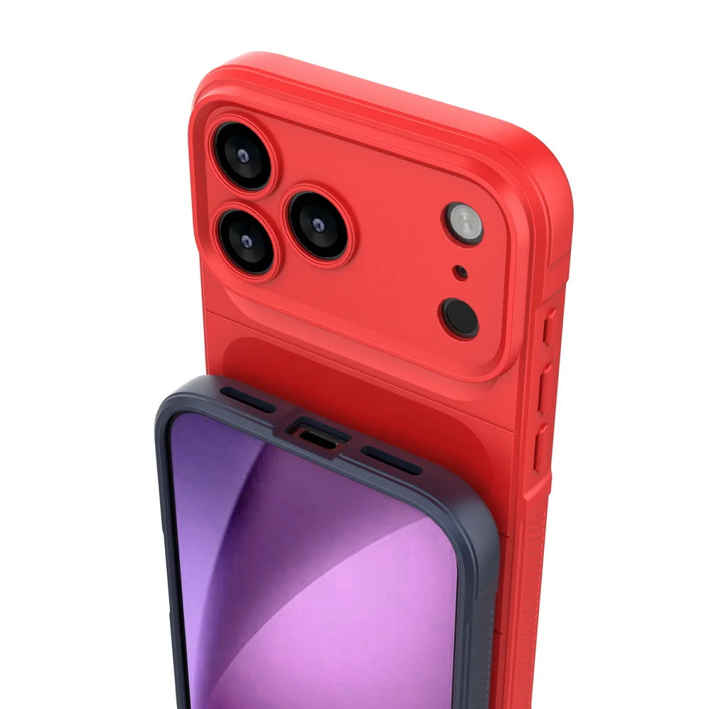 Airbag Anti-drop Case For iPhone 17 Pro Max 17 Air 16e 16 Pro Max 15 Plus 14 13 12 11XS XR X Shockproof Armor Heavy Duty Cover
