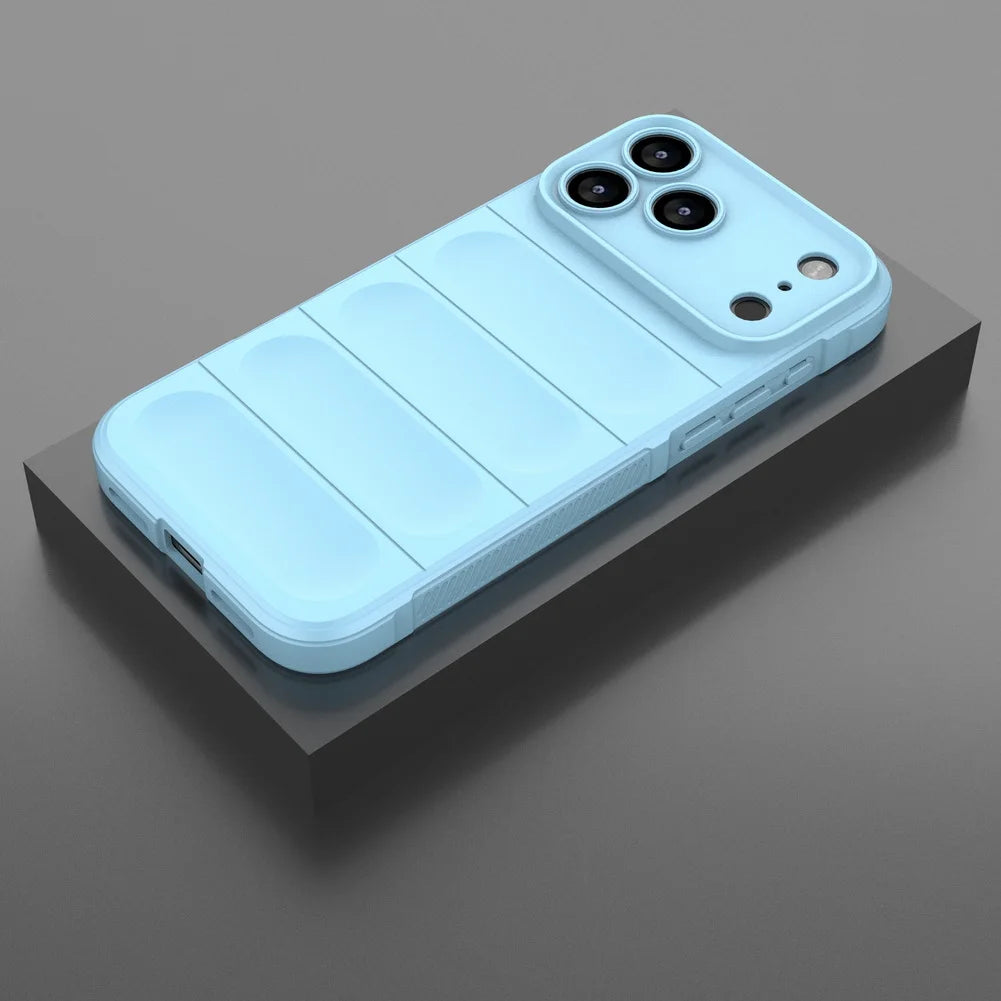 Airbag Anti-drop Case For iPhone 17 Pro Max 17 Air 16e 16 Pro Max 15 Plus 14 13 12 11XS XR X Shockproof Armor Heavy Duty Cover