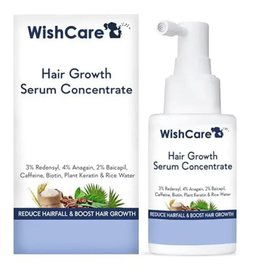 Wish-Care Nourishing Hair Serum: Redensyl 3%, Anagain 4%, Baicapil 2%, Rice Water Phytokeratin